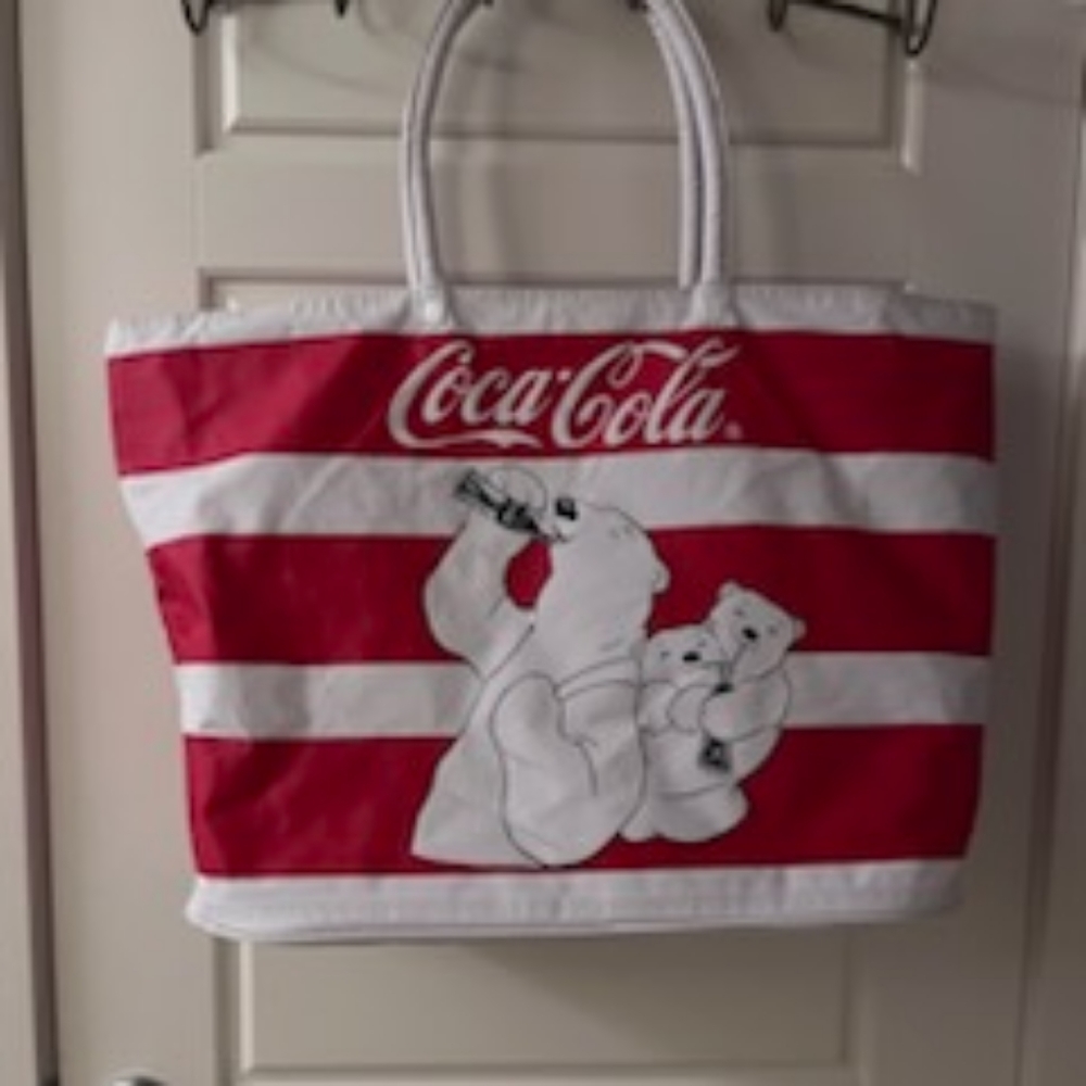 Vintage 1990s Coca Cola beach bag